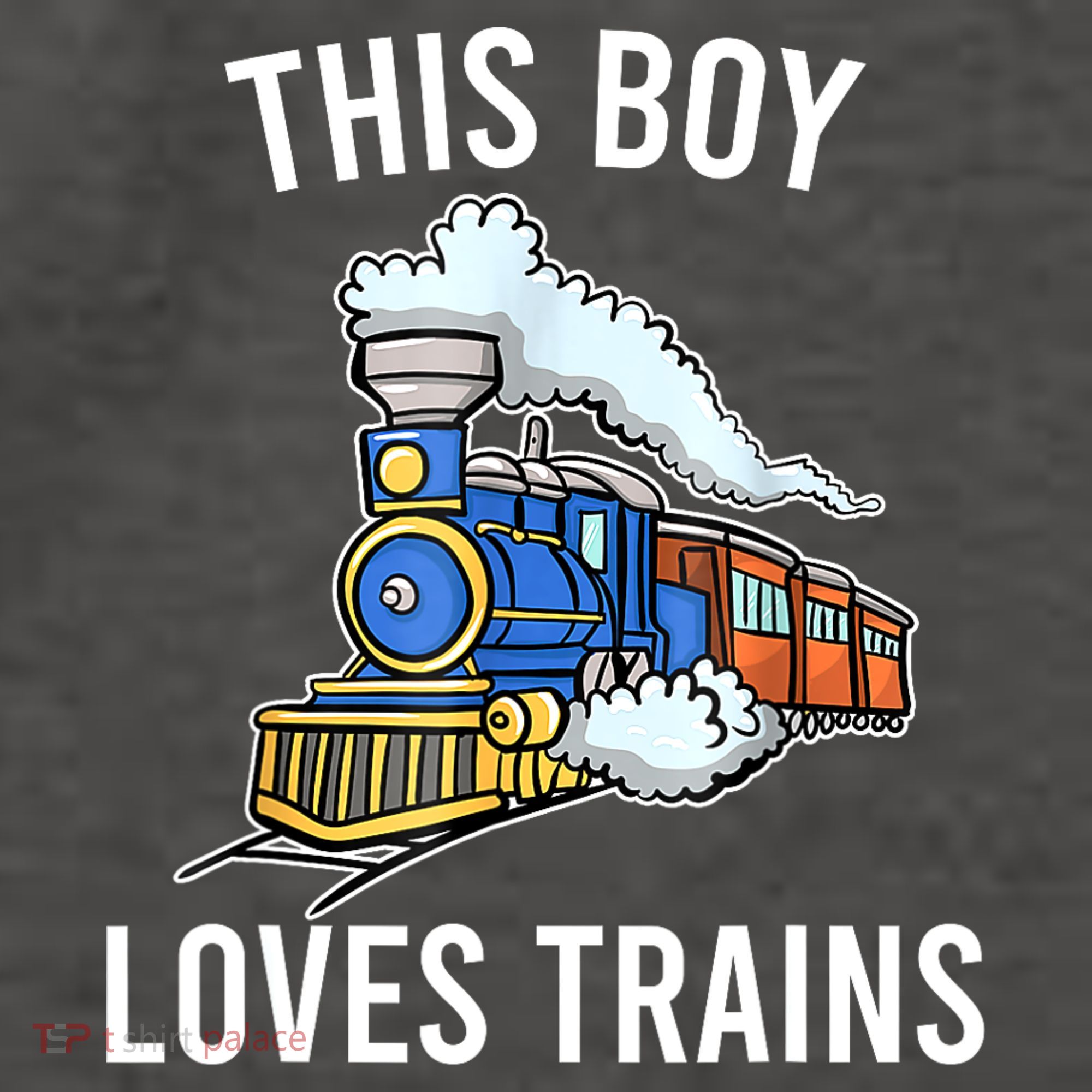 This Boy Loves Trains Gift Train Wagon Lover Gifts Vector Backpack