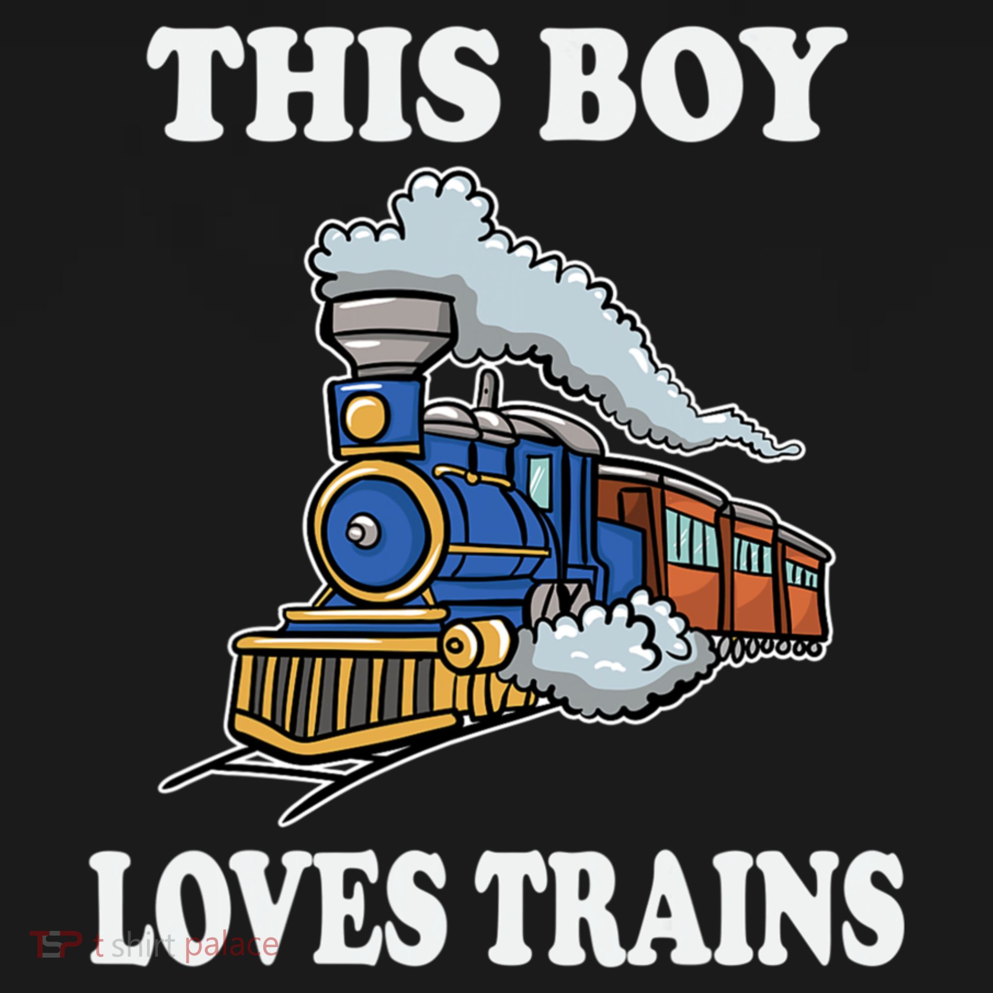 This Boy Loves Trains Train Lovers Gift Sweatshirt