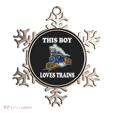 This Boy Loves Trains Train Lovers Gift Ornament