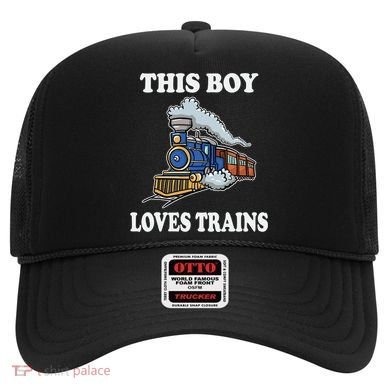 This Boy Loves Trains Train Lovers Gift Hat
