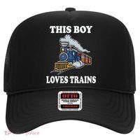 This Boy Loves Trains Train Lovers Gift Hat thumb 0