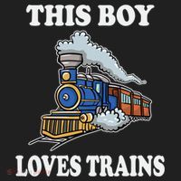 This Boy Loves Trains Train Lovers Gift Hat thumb 2