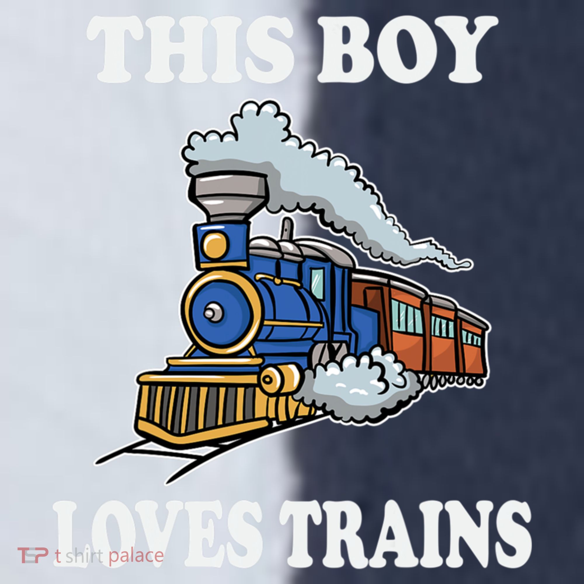 This Boy Loves Trains Train Lovers Gift Sport-Tek Competitor United Soccer Jersey