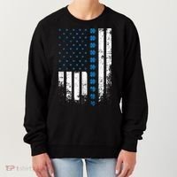Thin Blue Line Flag St Patricks Day 2020 Police Officer Gift Women's Sweatshirt thumb 0