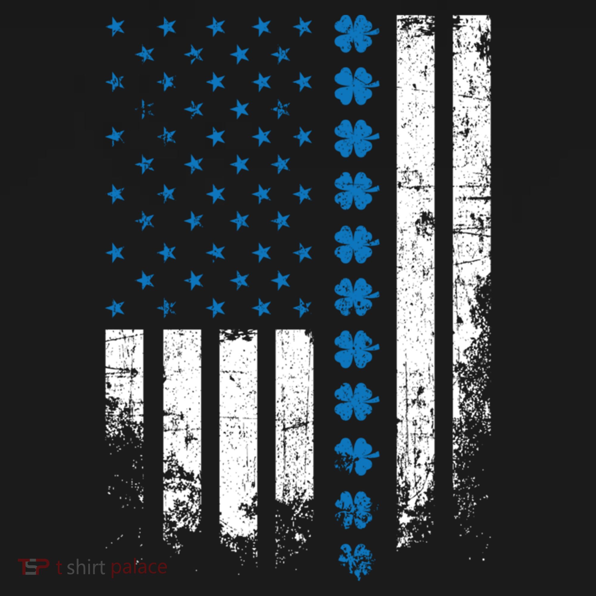 Thin Blue Line Flag St Patricks Day 2020 Police Officer Gift Backpack