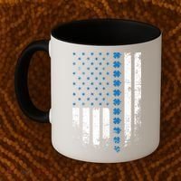 Thin Blue Line Flag St Patricks Day 2020 Police Officer Gift Coffee Mug thumb 2