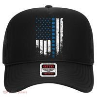 Thin Blue Line Flag St Patricks Day 2020 Police Officer Gift Hat thumb 0