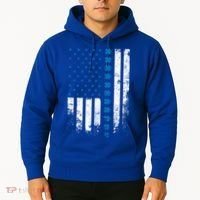 Thin Blue Line Flag St Patricks Day 2020 Police Officer Gift Hoodie thumb 2