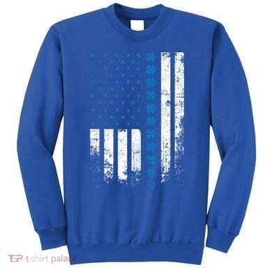 Thin Blue Line Flag St Patricks Day 2020 Police Officer Gift Sweatshirt