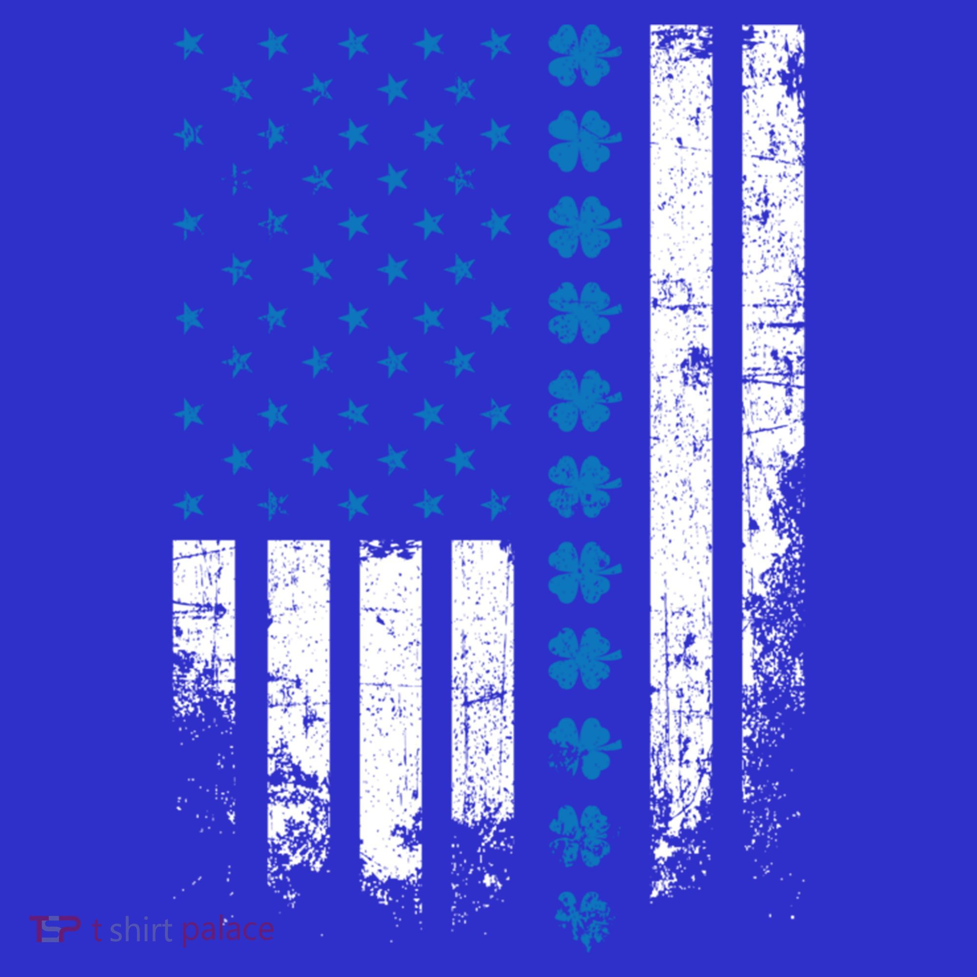 Thin Blue Line Flag St Patricks Day 2020 Police Officer Gift T-Shirt