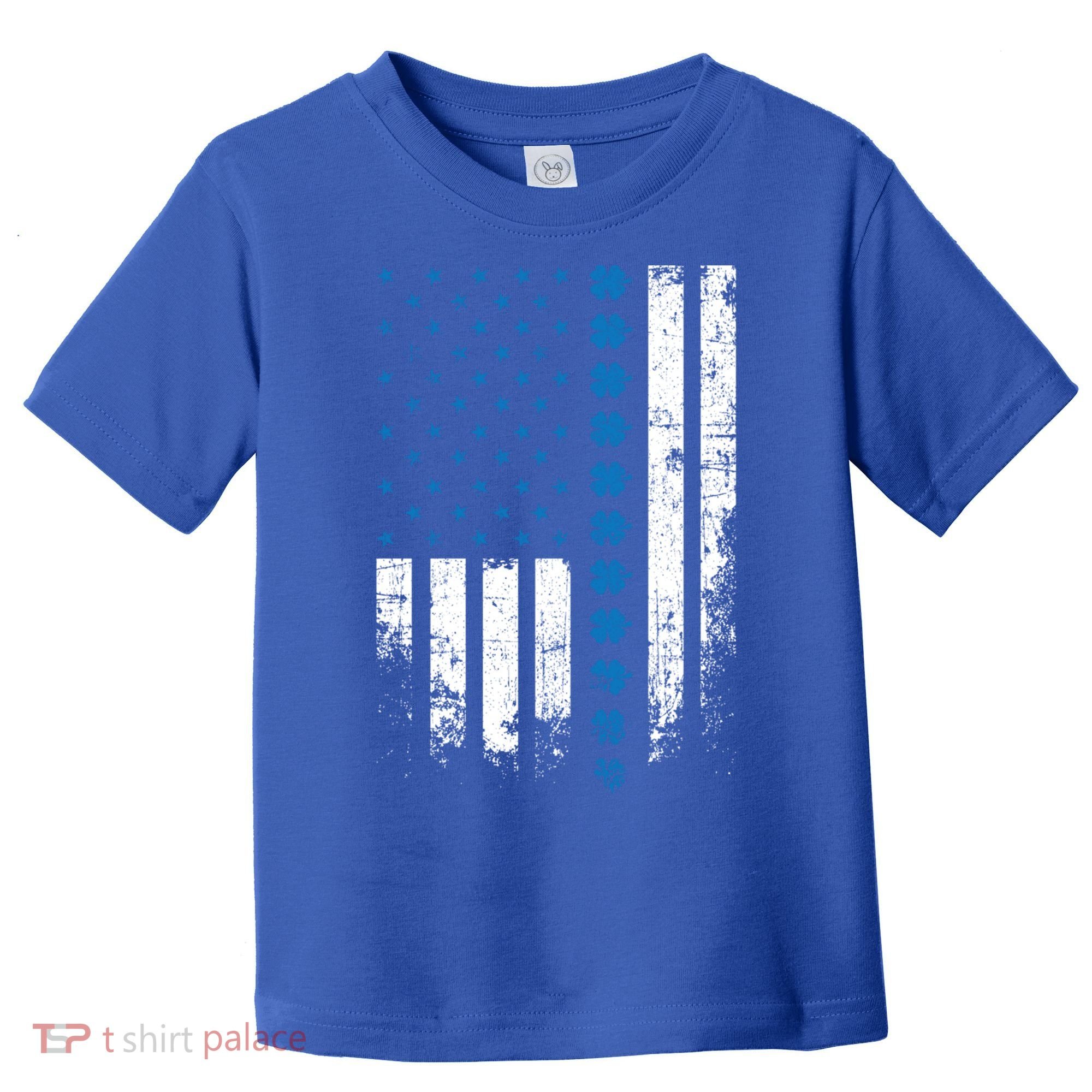 Thin Blue Line Flag St Patricks Day 2020 Police Officer Gift Toddler T-Shirt