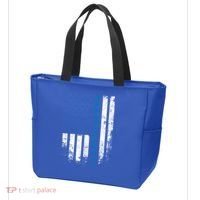 Thin Blue Line Flag St Patricks Day 2020 Police Officer Gift Tote Bag thumb 3