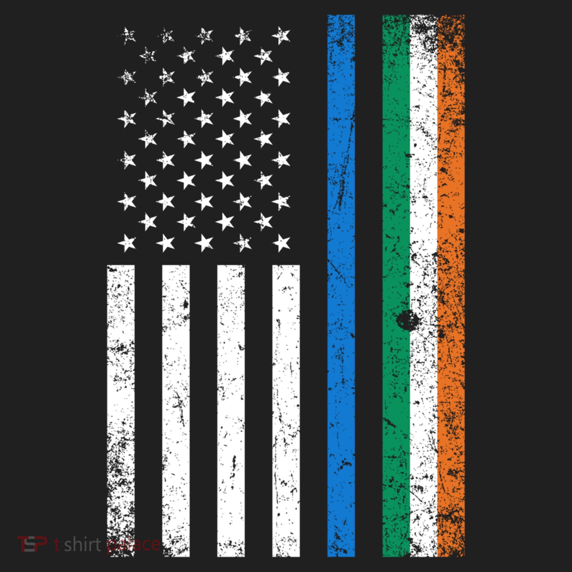 Thin Blue Line Irish American Flag Police Officer Cool Gift Hat