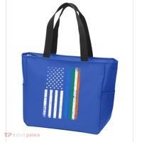 Thin Blue Line Irish American Flag Police Officer Cool Gift Tote Bag thumb 3