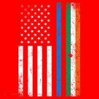 Thin Blue Line Irish American Flag Police Officer Cool Gift Santa Hat thumb 1
