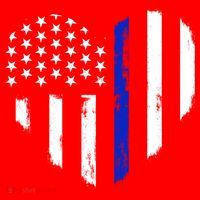 Thin Blue Line Heart Flag Police Officer Support Gift Santa Hat thumb 1