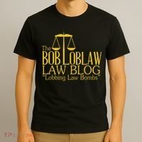 The Bob Loblaw Law Blog Lobbing Law Bombs T-Shirt thumb 3