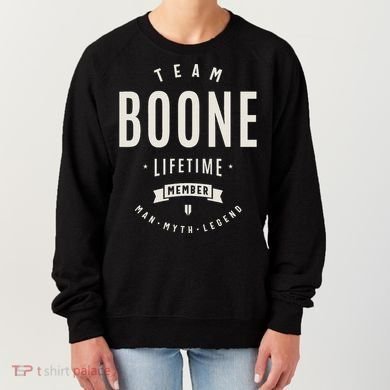 Team Boone Lifetime Member Funny Name Boone Women's Sweatshirt
