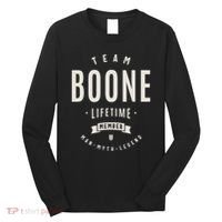 Team Boone Lifetime Member Funny Name Boone Long Sleeve Shirt thumb 0