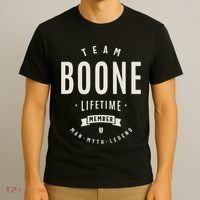 Team Boone Lifetime Member Funny Name Boone T-Shirt thumb 3