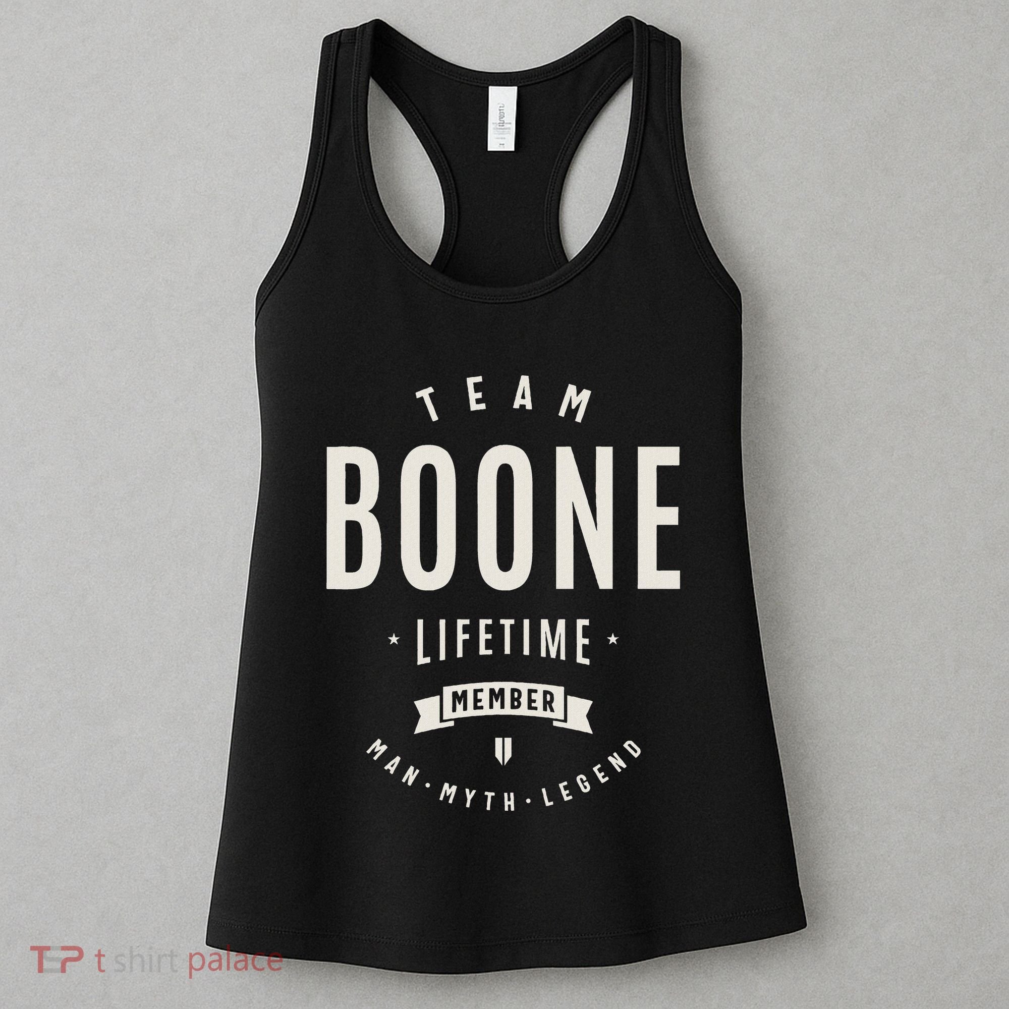 Team Boone Lifetime Member Funny Name Boone Women's Tank Top