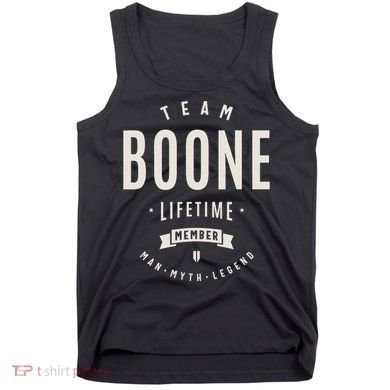 Team Boone Lifetime Member Funny Name Boone Tank Top