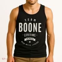 Team Boone Lifetime Member Funny Name Boone Tank Top thumb 3