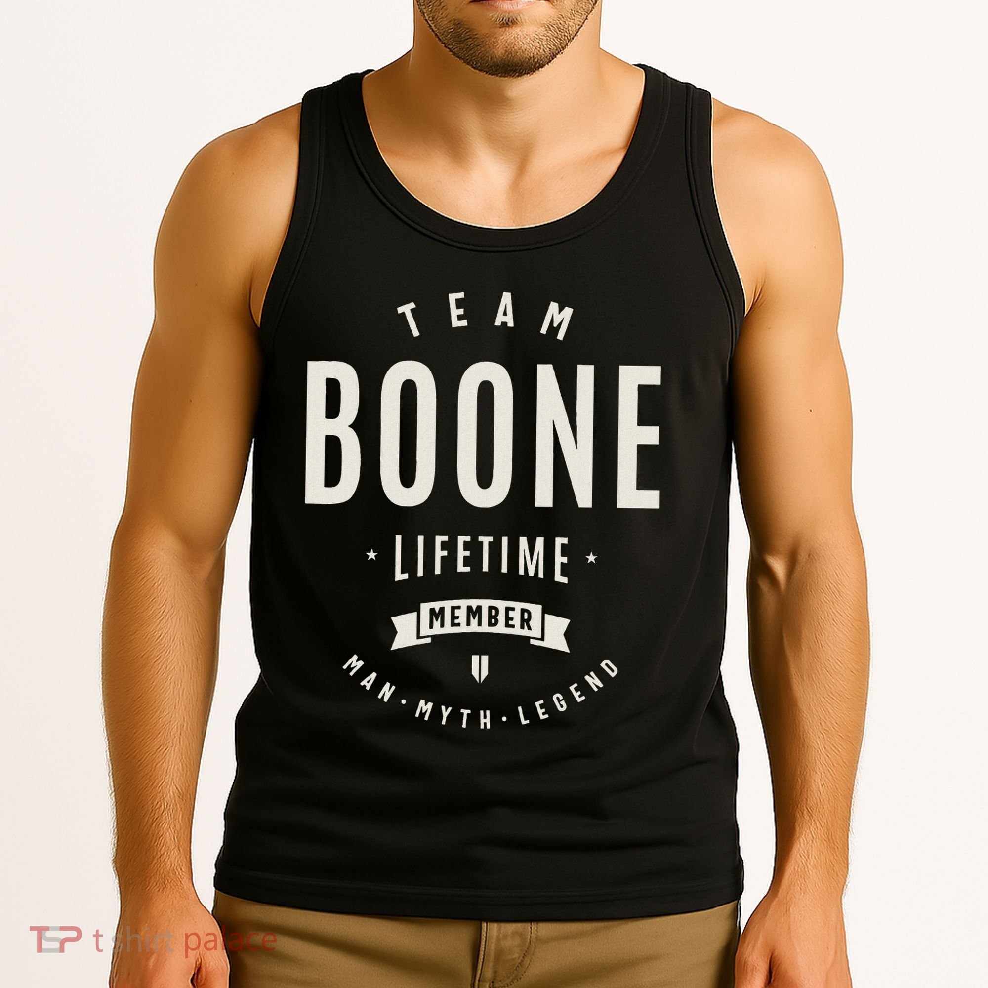 Team Boone Lifetime Member Funny Name Boone Tank Top