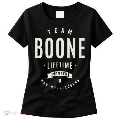 Team Boone Lifetime Member Funny Name Boone Women's T-Shirt