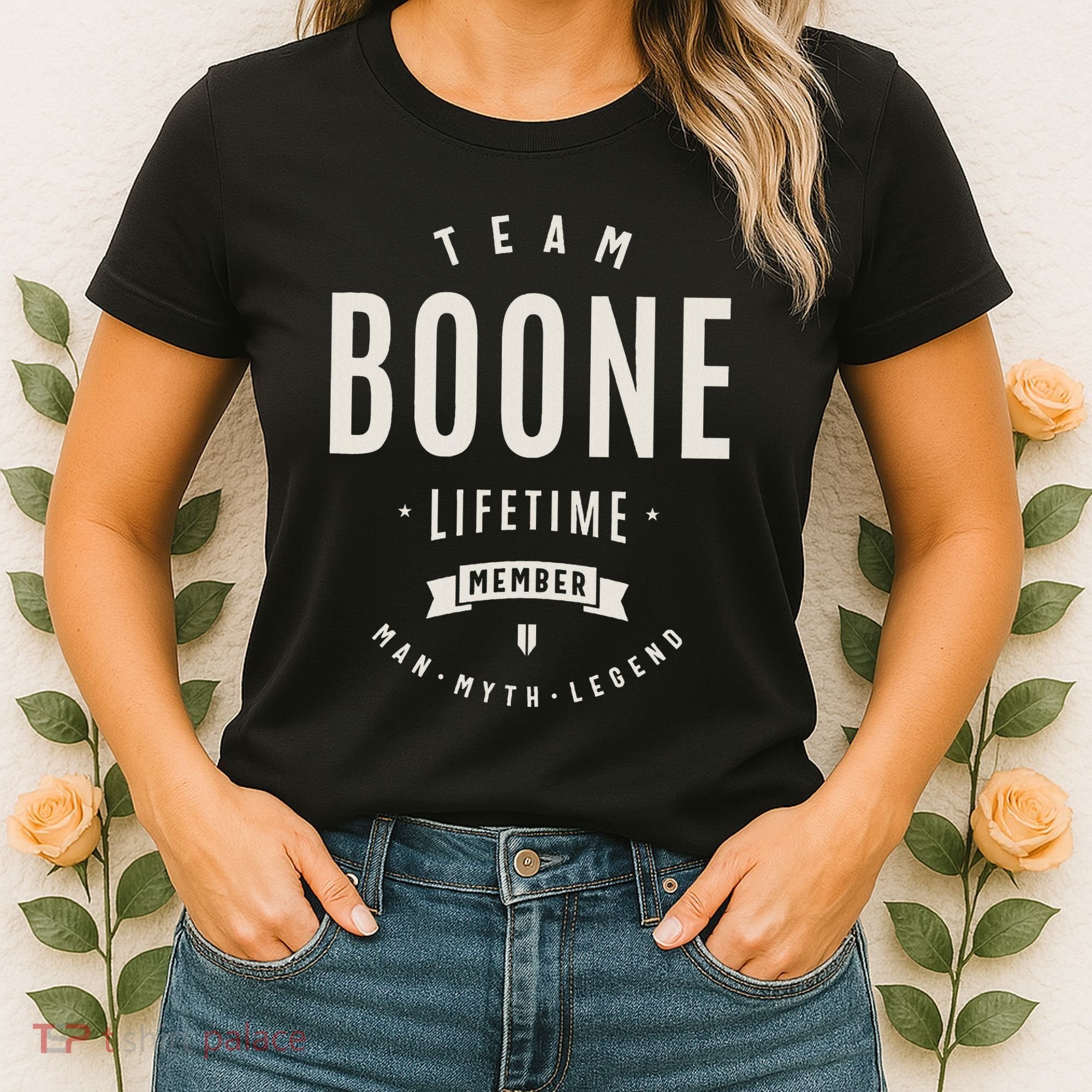 Team Boone Lifetime Member Funny Name Boone Women's T-Shirt