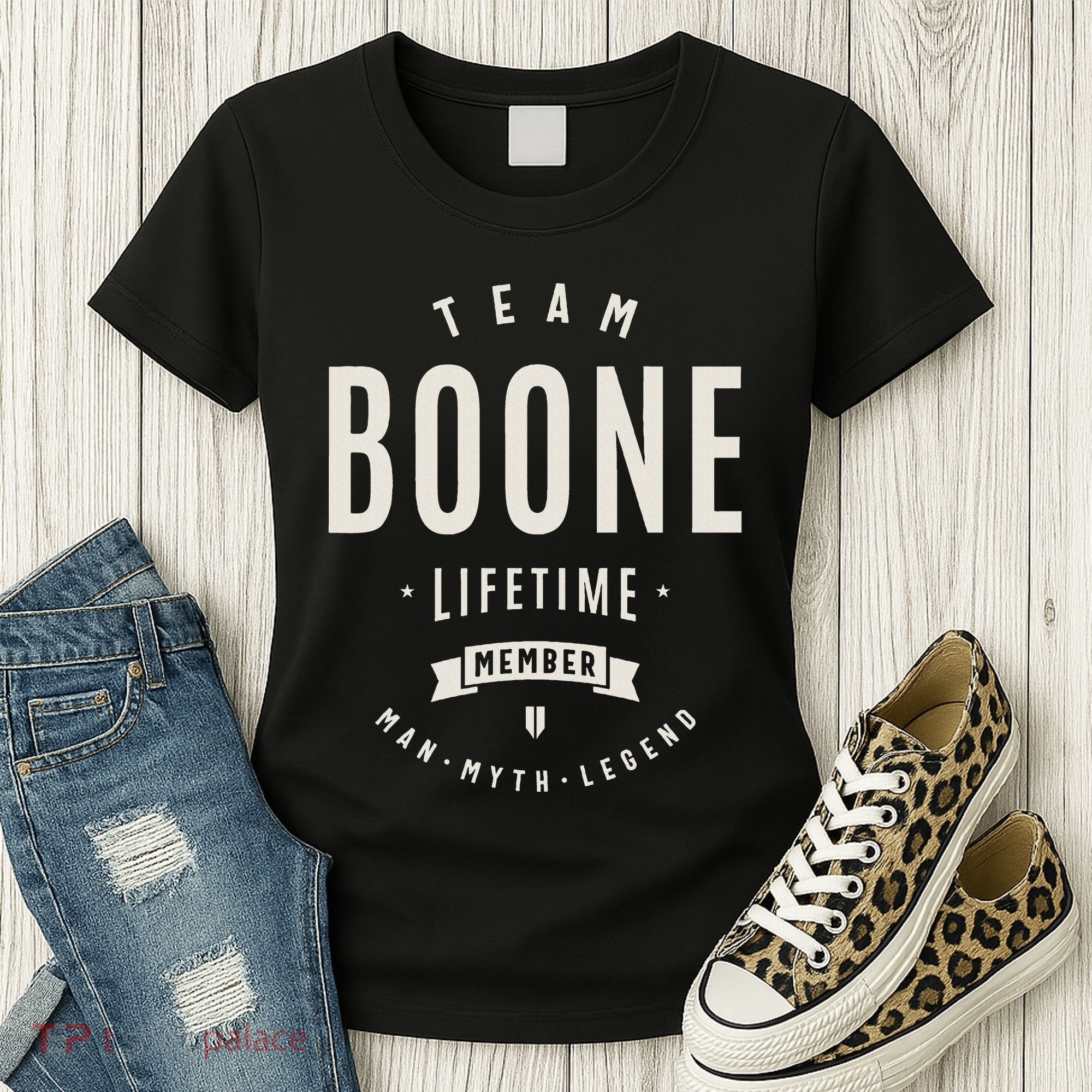 Team Boone Lifetime Member Funny Name Boone Women's T-Shirt