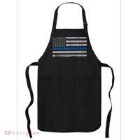 Thin Blue Line Flag  Police Pocket Size Flag Apron thumb 0