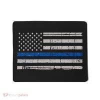 Thin Blue Line Flag  Police Pocket Size Flag Mousepad thumb 0
