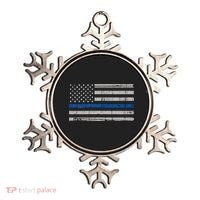 Thin Blue Line Flag  Police Pocket Size Flag Ornament thumb 0