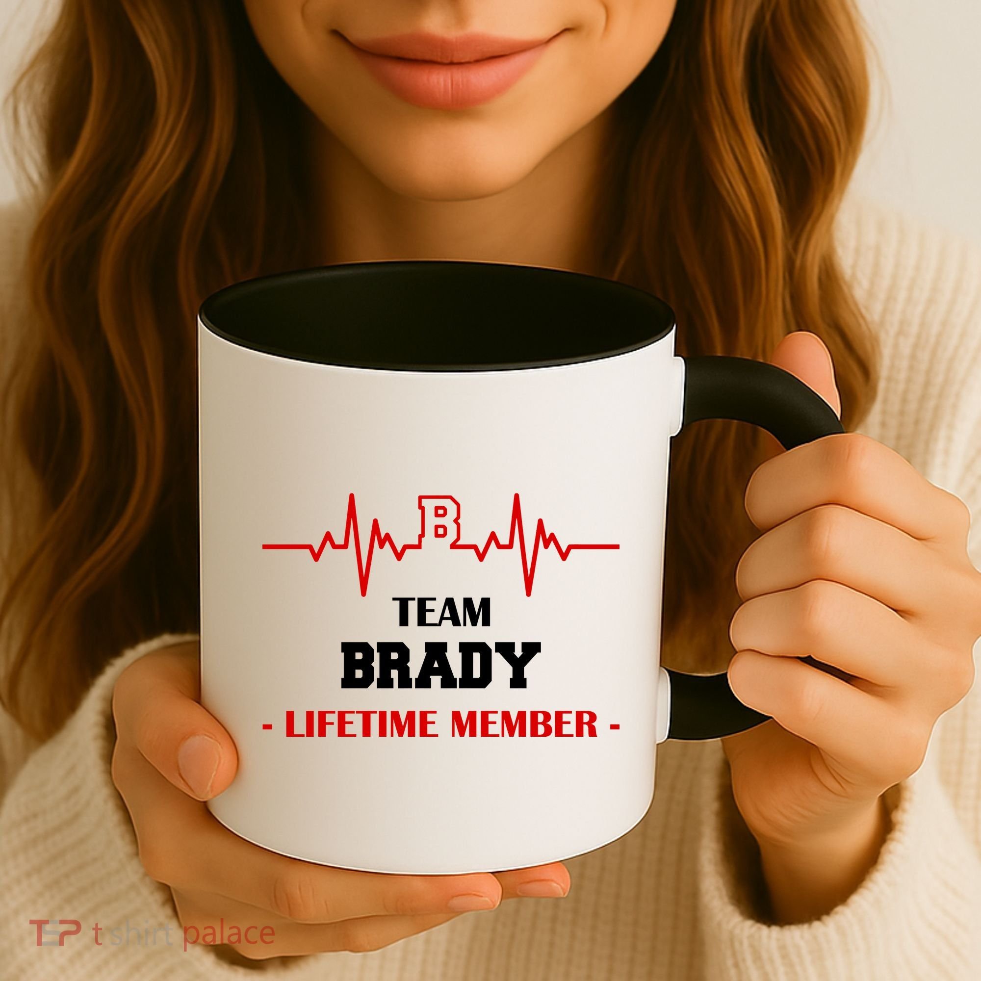 Team Brady Lifetime Member Coffee Mug