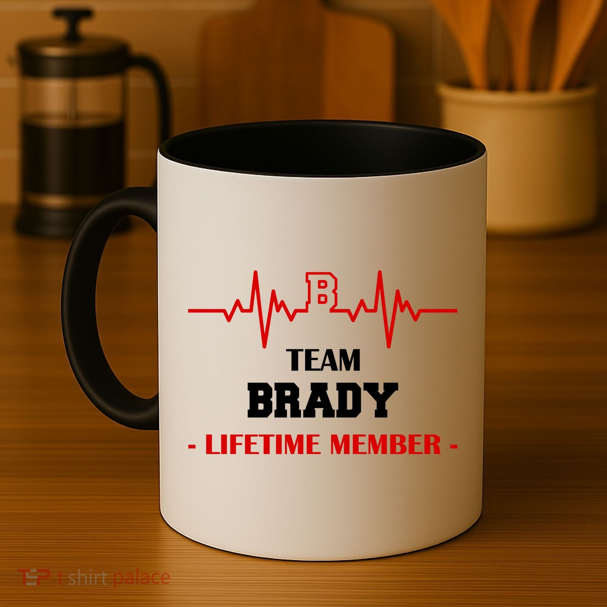 Team Brady Lifetime Member Coffee Mug