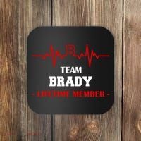 Team Brady Lifetime Member Coaster thumb 0