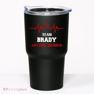 Team Brady Lifetime Member Tumbler