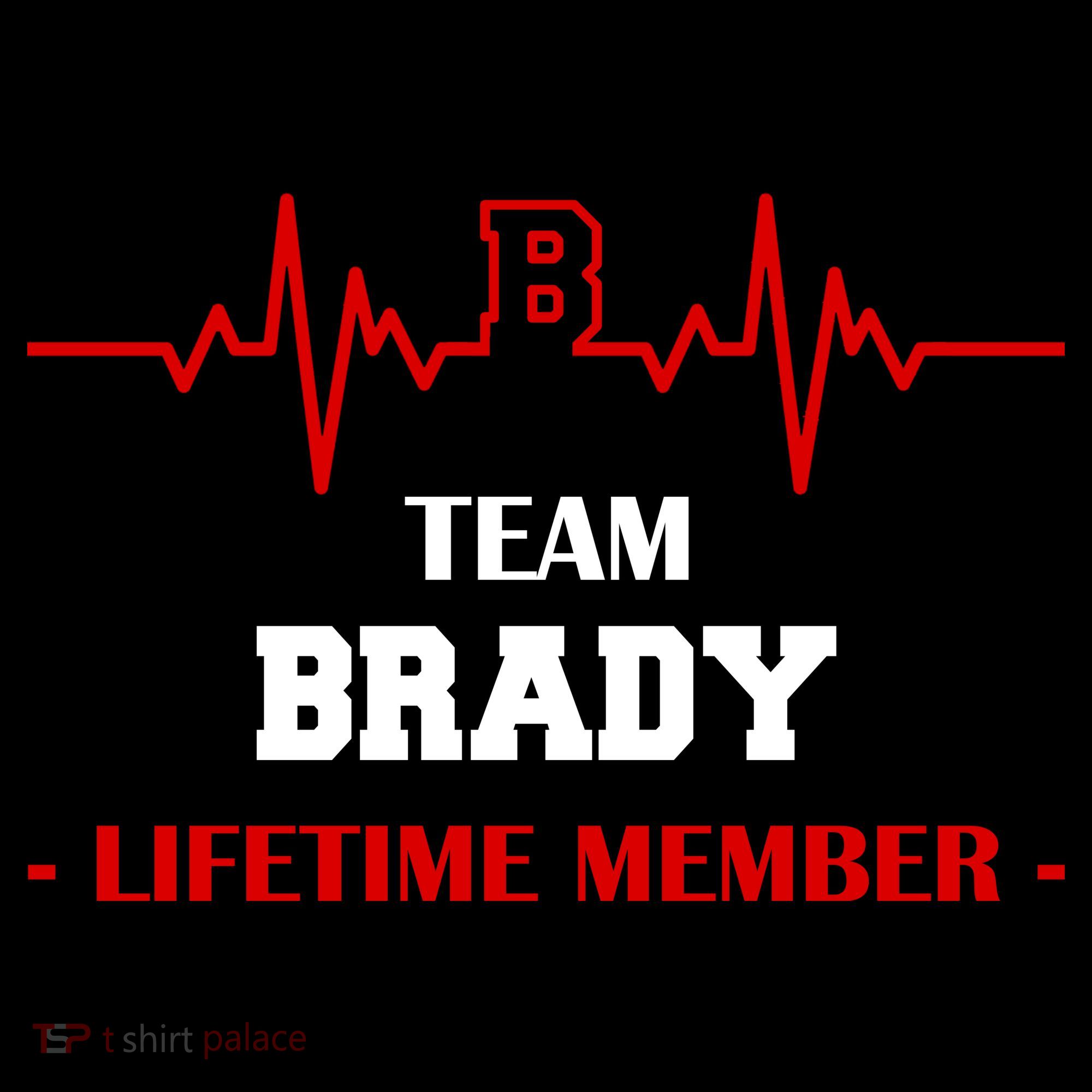 Team Brady Lifetime Member Mousepad