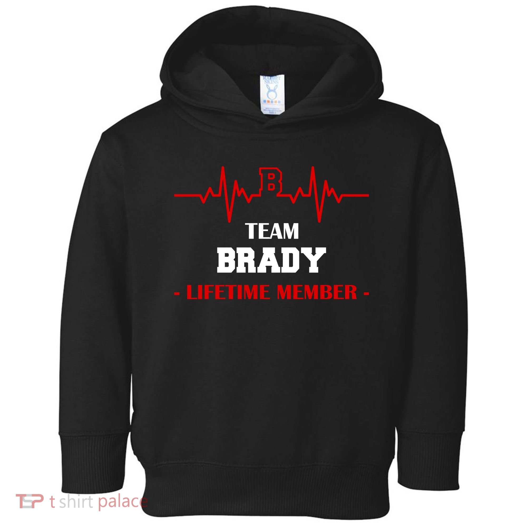 Team Brady Lifetime Member Toddler Hoodie