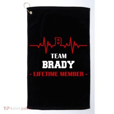 Team Brady Lifetime Member Golf Towel