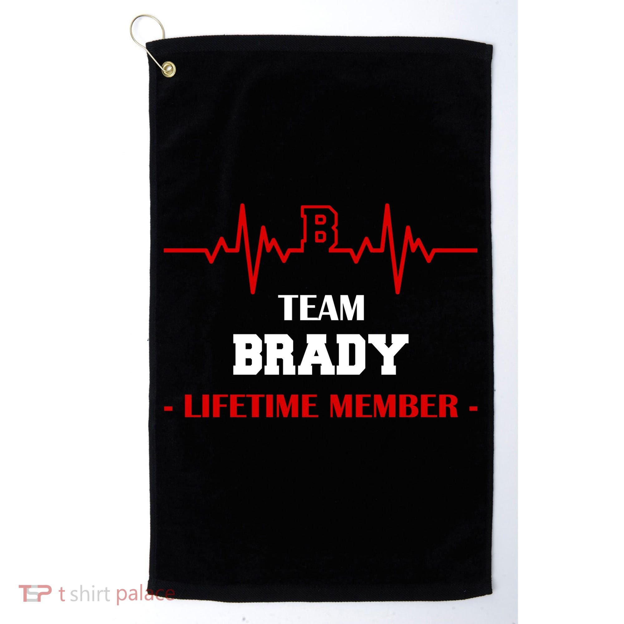 Team Brady Lifetime Member Golf Towel