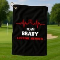 Team Brady Lifetime Member Golf Towel thumb 1
