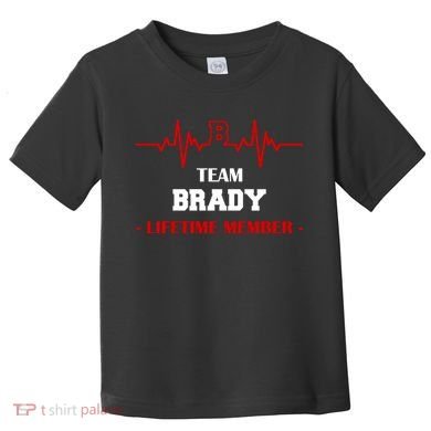 Team Brady Lifetime Member Toddler T-Shirt