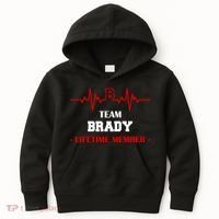 Team Brady Lifetime Member Kids Hoodie thumb 0