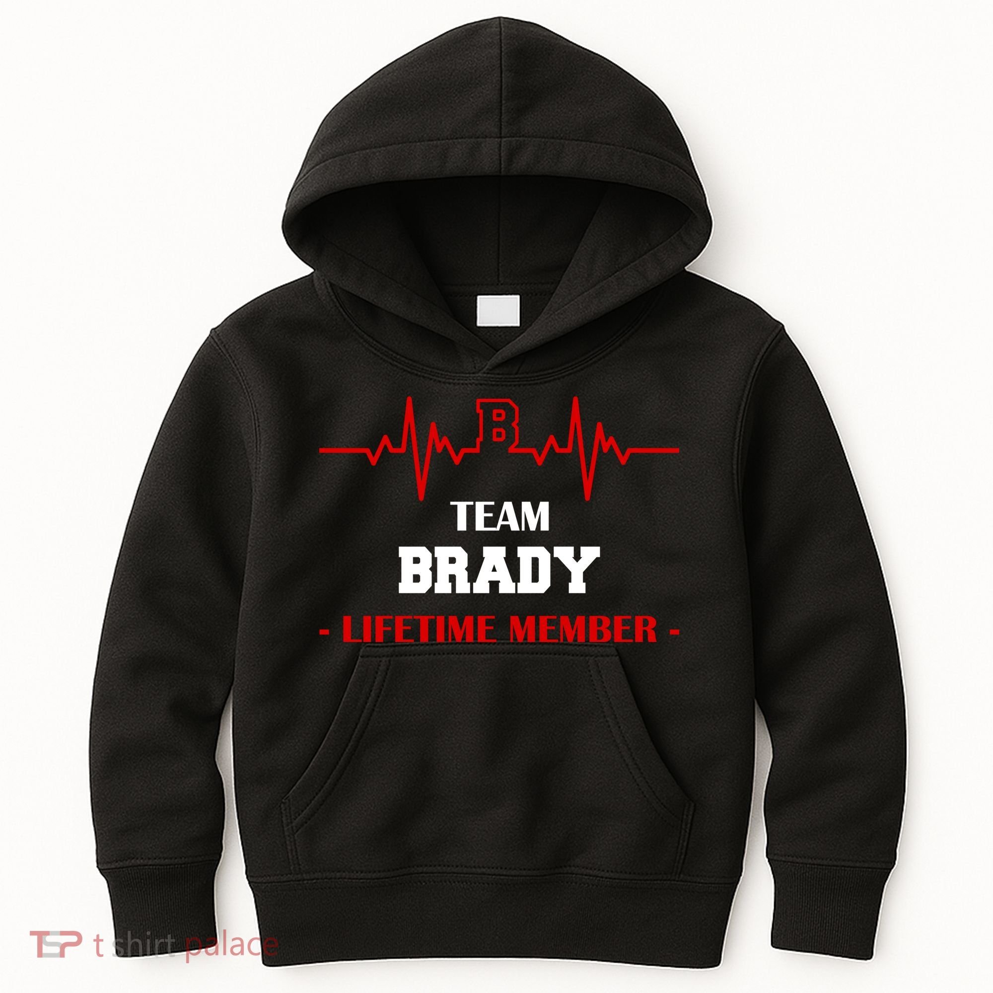 Team Brady Lifetime Member Kids Hoodie
