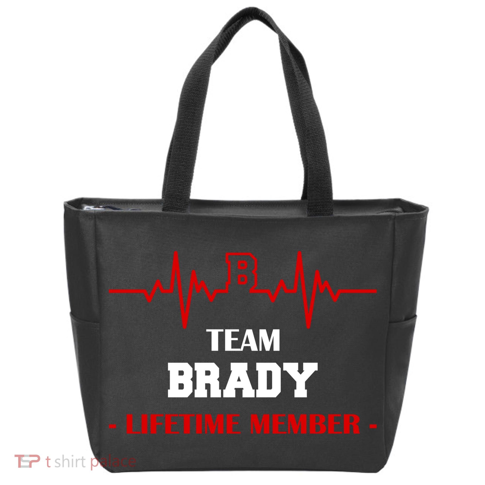 Team Brady Lifetime Member Tote Bag