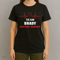 Team BRADY Lifetime Member Blood Completely Family T-Shirt thumb 4