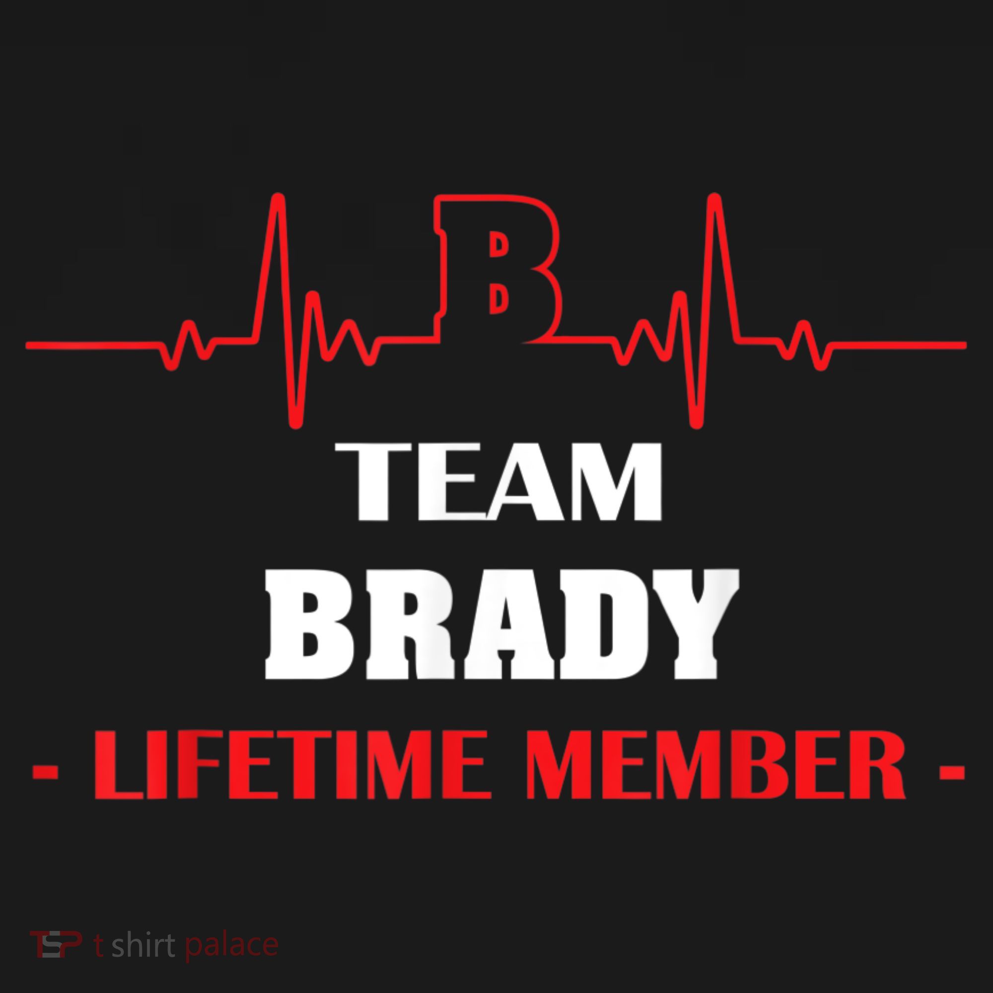 Team BRADY Lifetime Member Blood Completely Family Women's Hoodie