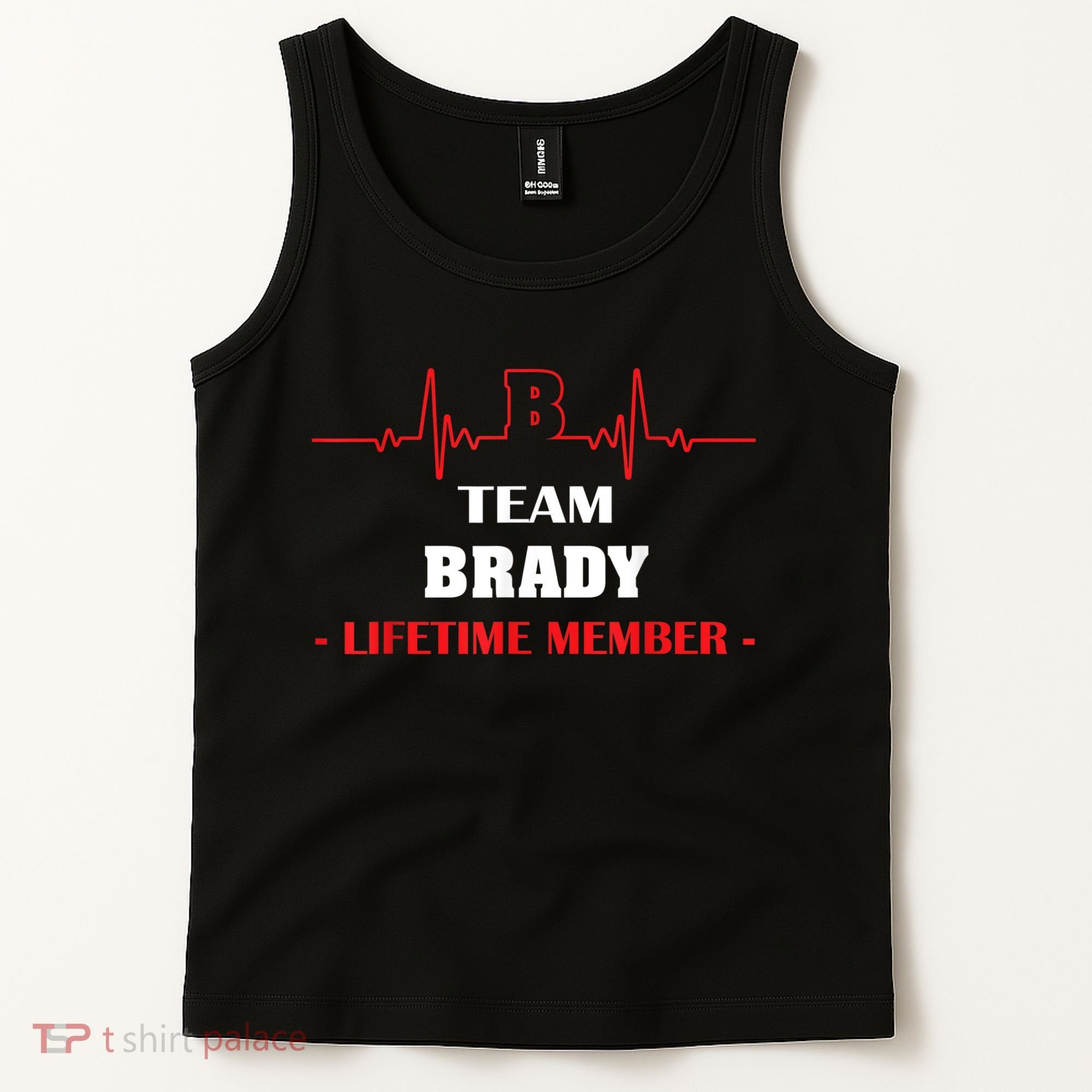 Team BRADY Lifetime Member Blood Completely Family Tank Top